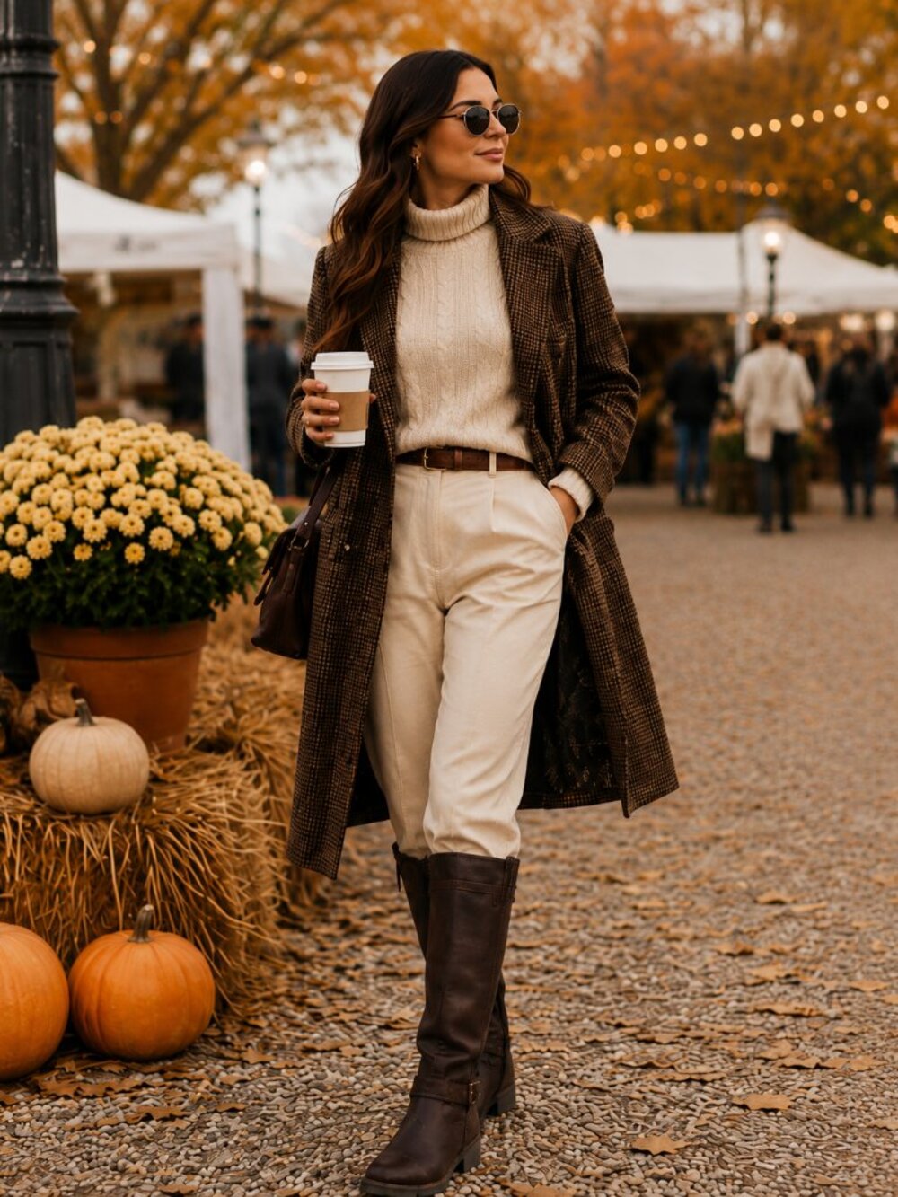 Sun + Stone Blakely Brown Knee High Boots Size 6